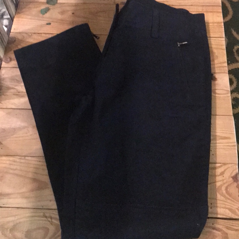 Talbots black tapered pants